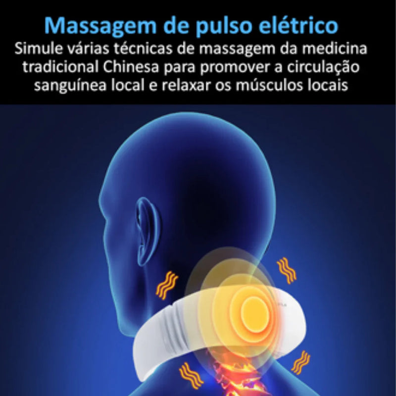 Massageador  de Pescoço 3D  Max Pro