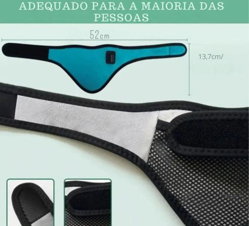 Protetor / Massageador de Pescoço Eletrotérmico de Grafeno