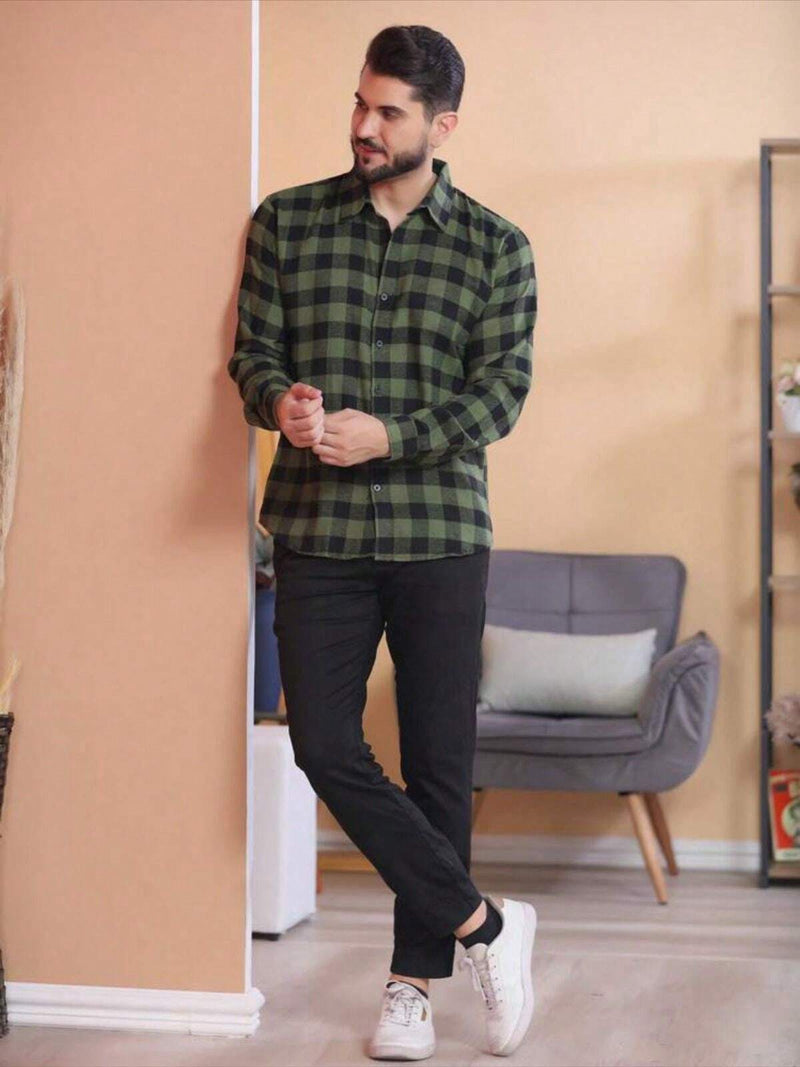 Blusa Masculina Xadrez