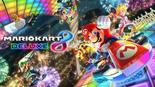 Nintendo Switch 32GB Mario Kart 8 Deluxe cor Vermelho Néon Azul Néon e Preto