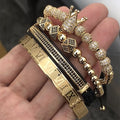 TheKing Conjunto 4 Pulseiras Masculinas