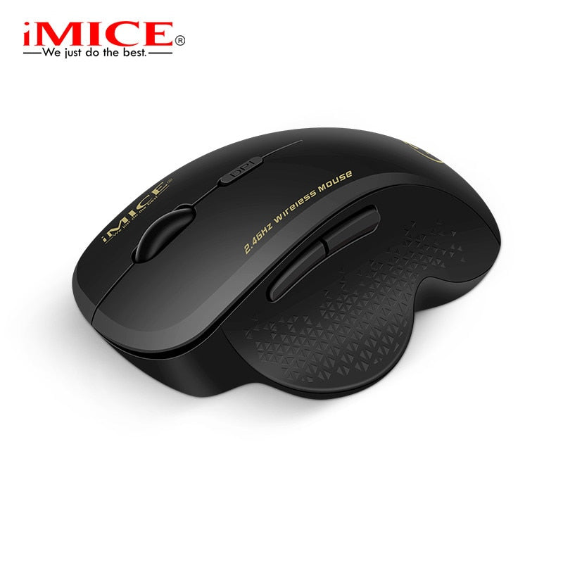 Mouse Ergonômico Sem Fio MICE 6 Botões Até 1600 dpi