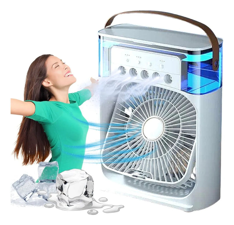 Mini Ventilador e Umidificador de Ar Portátil - Original