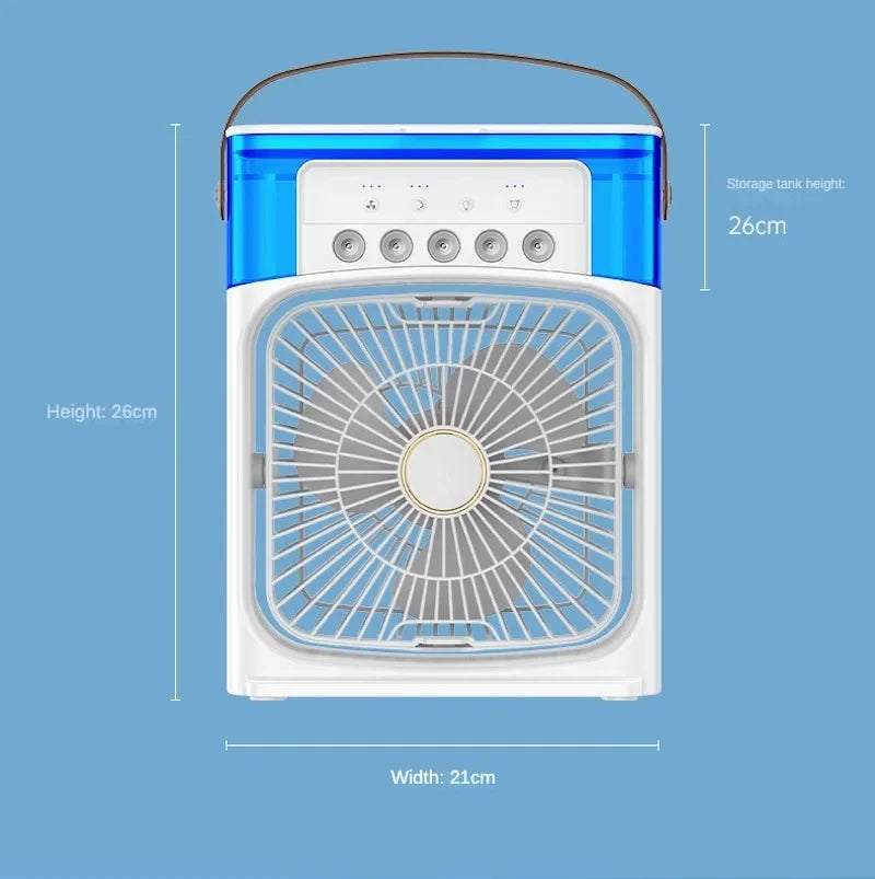 Mini Ventilador e Umidificador de Ar Portátil - Original