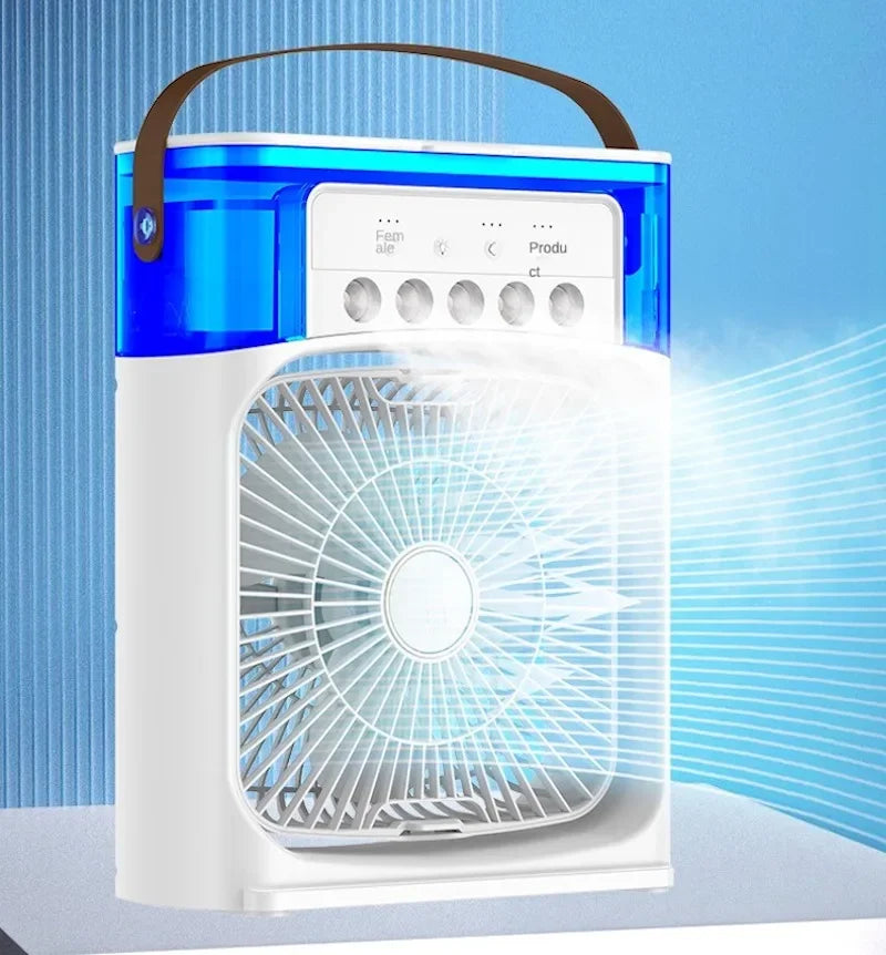 Mini Ventilador e Umidificador de Ar Portátil - Original
