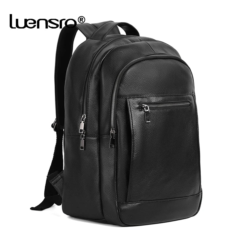 Mochila Masculina Executivo Impermeável em Couro