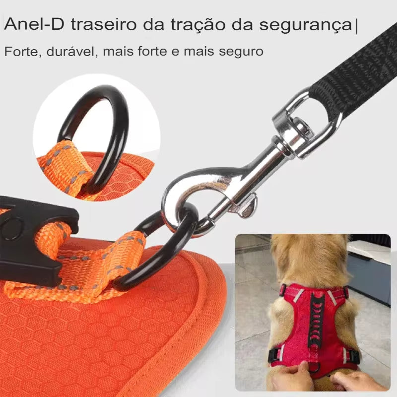 Peitotal Para Cachorro Respirável ArnêsPro