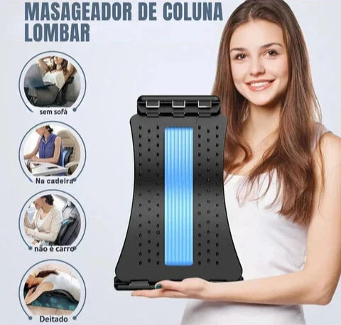 Massageador de coluna lombar Multi-Nível Ajustavél