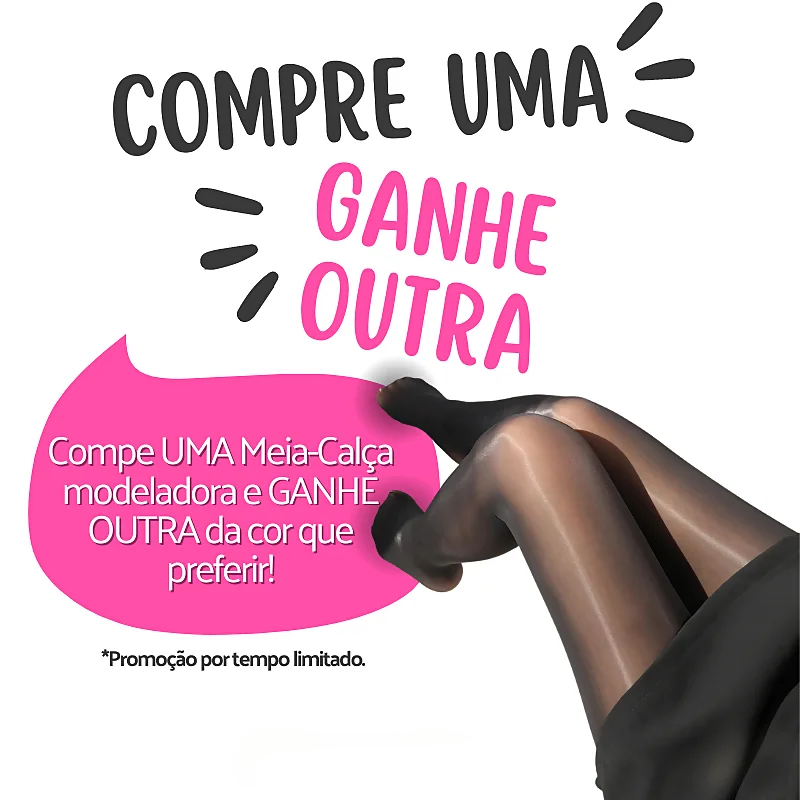 Meia-calça Indestrutível Modeladora - ROYAL DELUXE - Compre 1 e Leve 2