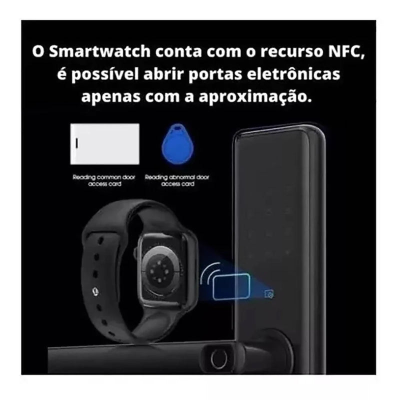 Relógio Smartwatch 9 Ultra 2 Pulseira Preta