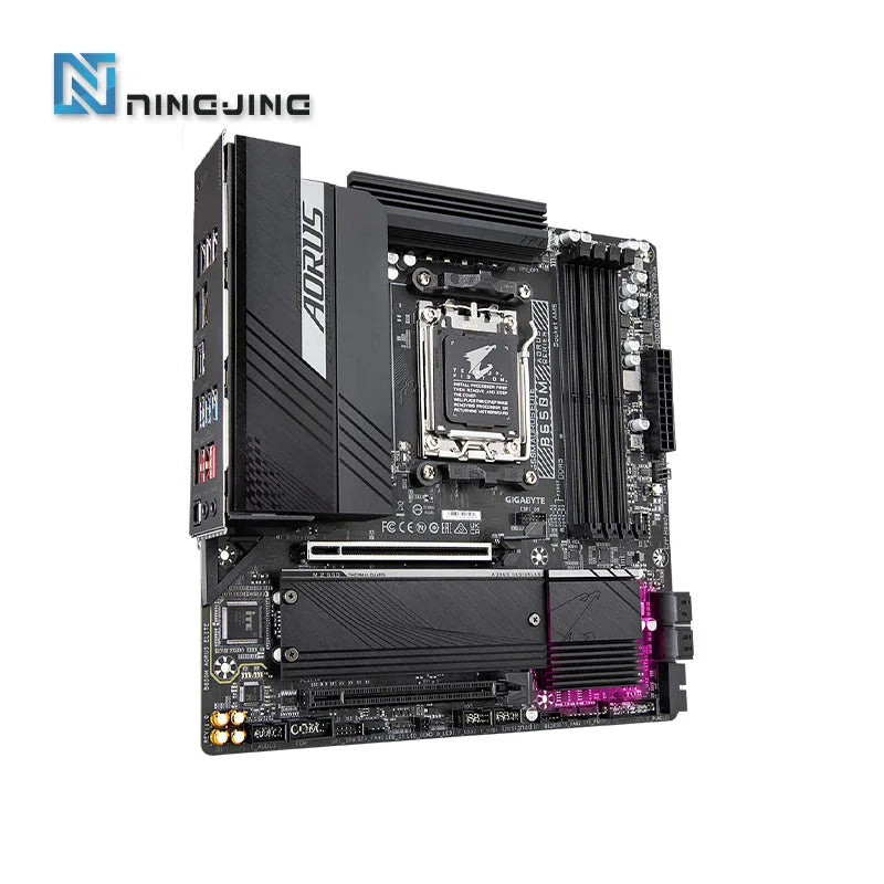 GIGABYTE B650M AORUS ELITE New 12+2+2 phase power Micro-ATX AMD B650 DDR5 6600(OC) MHz M.2 USB3.2 192G Socket AM5 Motherboard