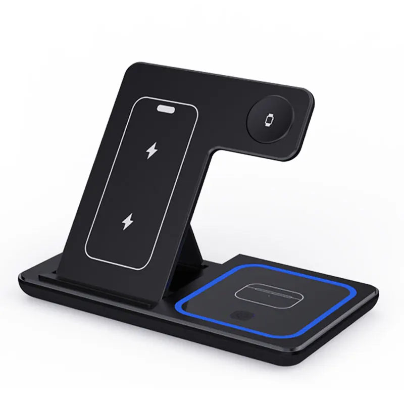 Super carregador por indução 4 em 1, 30W FAST (iPhones, Smartphones, Airpods, Smartwhatches, Apple Watches)