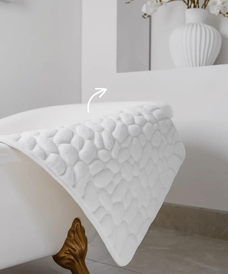 Tapete de banho massageador e antiderrapante para um conforto máximo