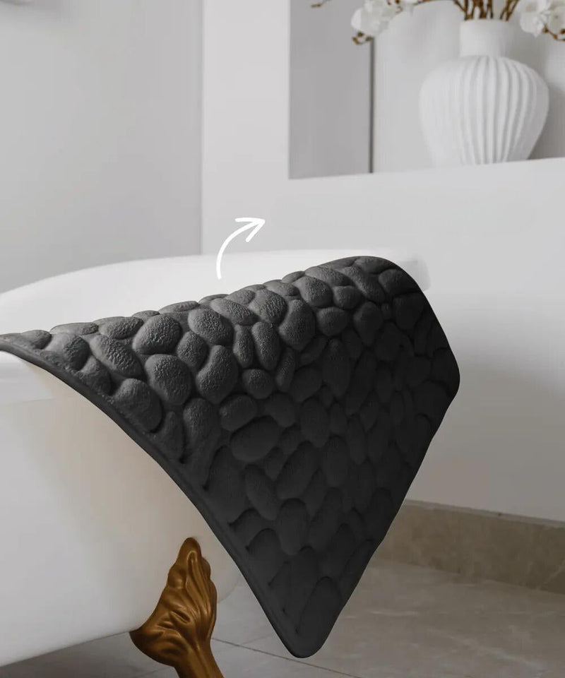 Tapete de banho massageador e antiderrapante para um conforto máximo