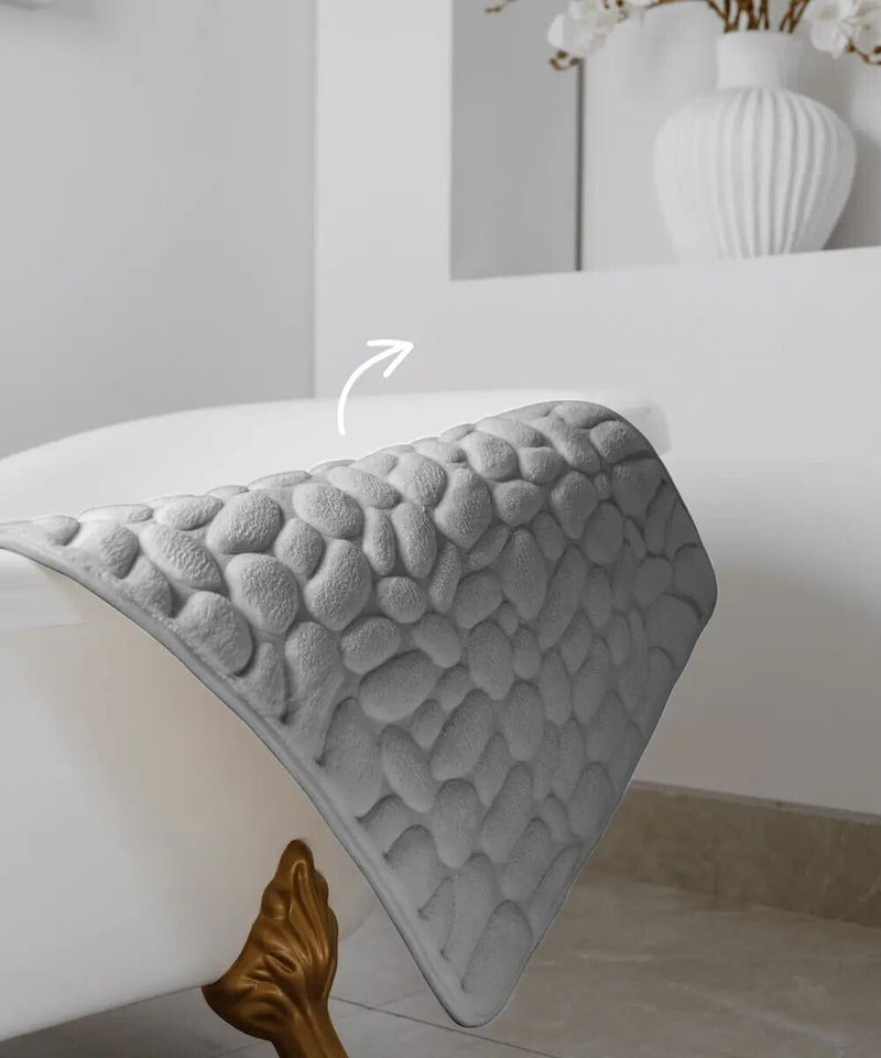 Tapete de banho massageador e antiderrapante para um conforto máximo