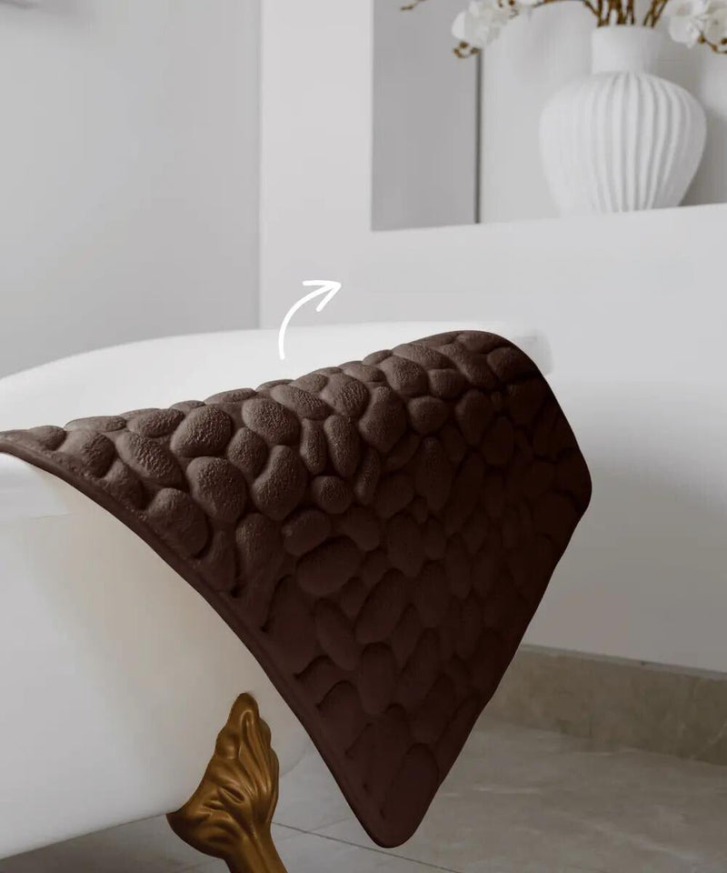Tapete de banho massageador e antiderrapante para um conforto máximo