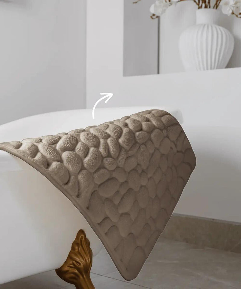 Tapete de banho massageador e antiderrapante para um conforto máximo