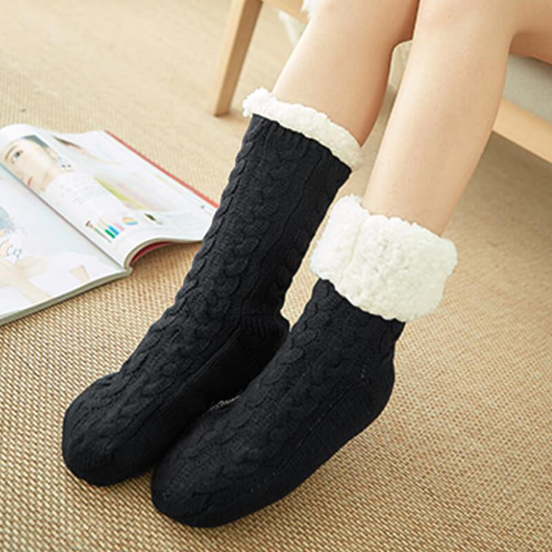 Pantufas aconchegantes forradas com sherpa para um conforto supremo