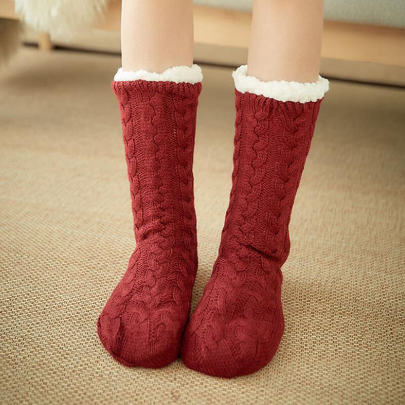 Pantufas aconchegantes forradas com sherpa para um conforto supremo
